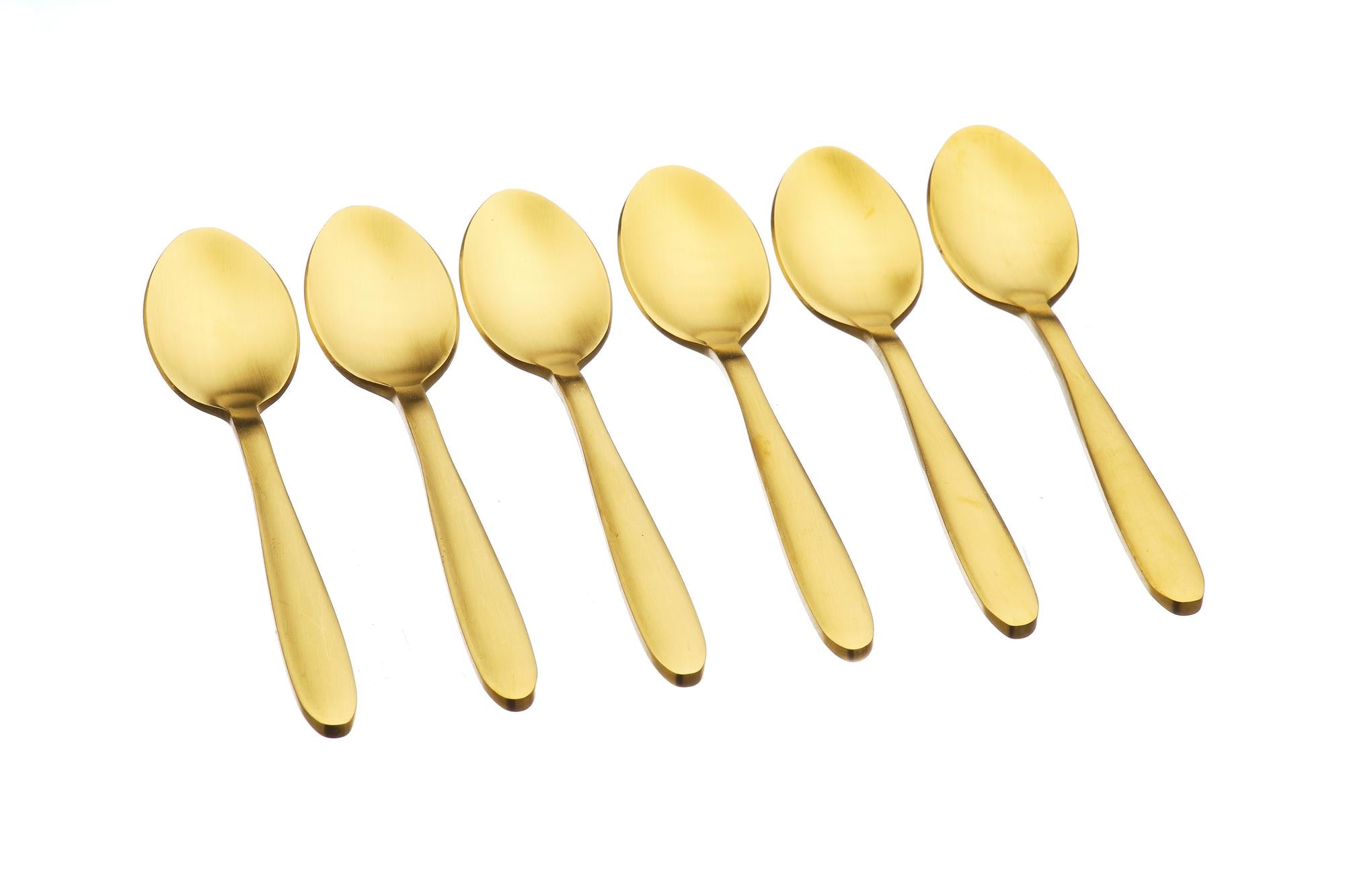 Set mit 6 kleinen Löffel KAJA - 6 tlg. - Gold