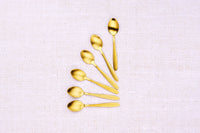 Tea spoon set 6 pieces KAJA - Gold