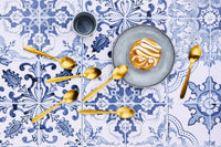 Set mit 6 kleinen Löffel KAJA - 6 tlg. - Gold