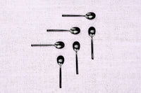 Tea spoon set 6 pieces KNUT - Black