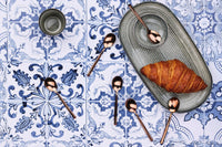 Set mit 6 kleinen Löffel KNUT - 6 tlg. - Kupfer