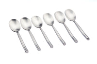 Tea spoon set 6 pieces KNUT - Silver
