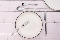 Set mit 6 kleinen Löffel KNUT - 6 tlg. - Silber