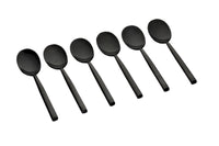 Tea spoon set 6 pieces NILS - Black