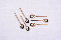 Scatola da 6 cucchiaini NILS piccoli - Rame