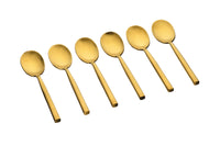 Tea spoon set 6 pieces NILS - Gold