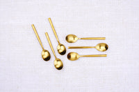 Tea spoon set 6 pieces NILS - Gold