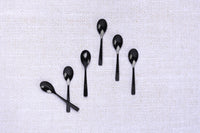 Tea spoon set 6 pieces OGLU - Black