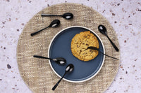 Tea spoon set 6 pieces OGLU - Black