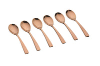 Tea spoon set 6 pieces OGLU - Copper
