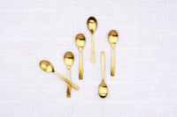 Tea spoon set 6 pieces OGLU - Gold