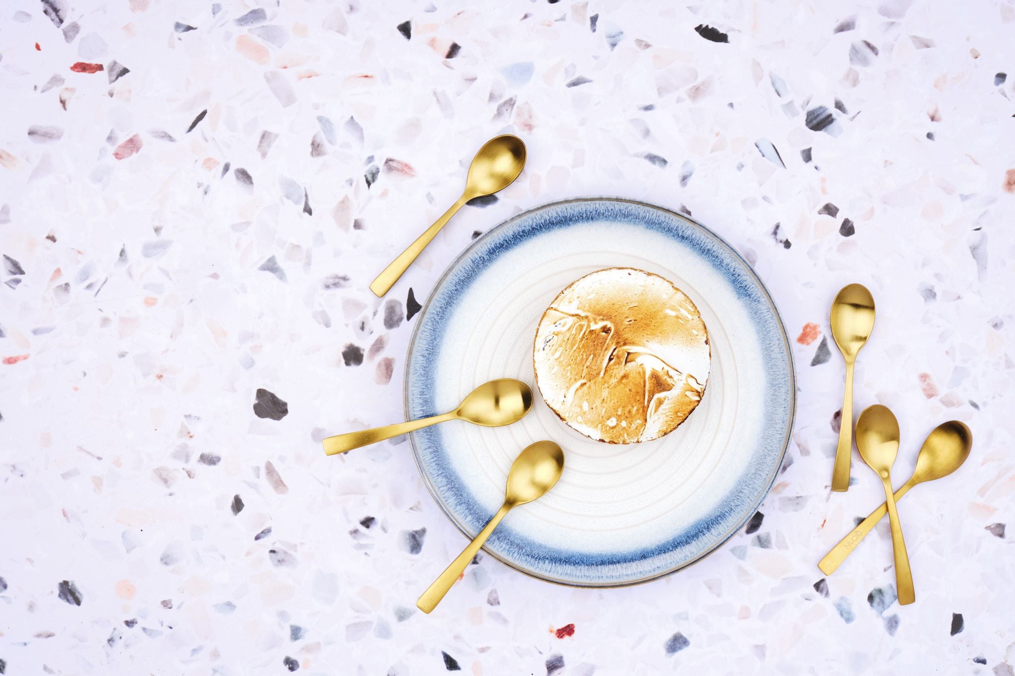 Tea spoon set 6 pieces OGLU - Gold