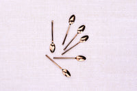 Tea spoon set 6 pieces OLAF - Copper