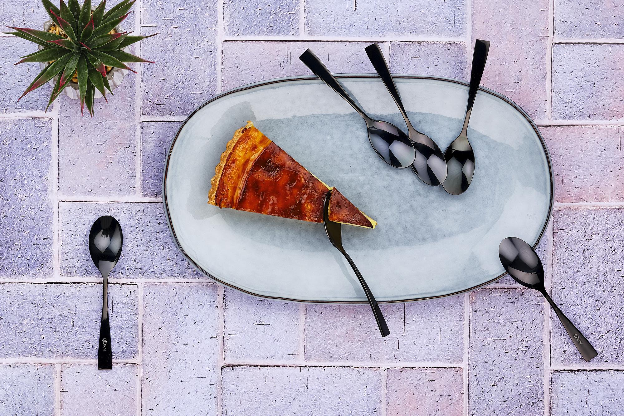 Set mit 6 kleinen Löffel SVEN - 6 tlg. - Schwarz