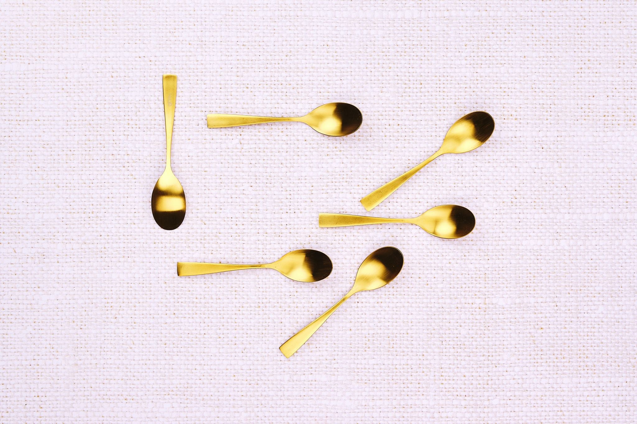 Set mit 6 kleinen Löffel SVEN - 6 tlg. - Gold