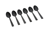 Tea spoon set 6 pieces TELMO - Black