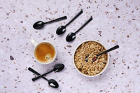 Tea spoon set 6 pieces TELMO - Black