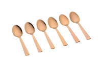 Tea spoon set 6 pieces TELMO - Copper