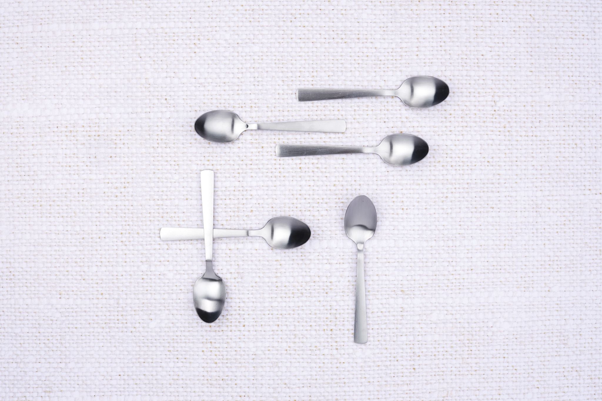 Set mit 6 kleinen Löffel TELMO - 6 tlg. - Silber