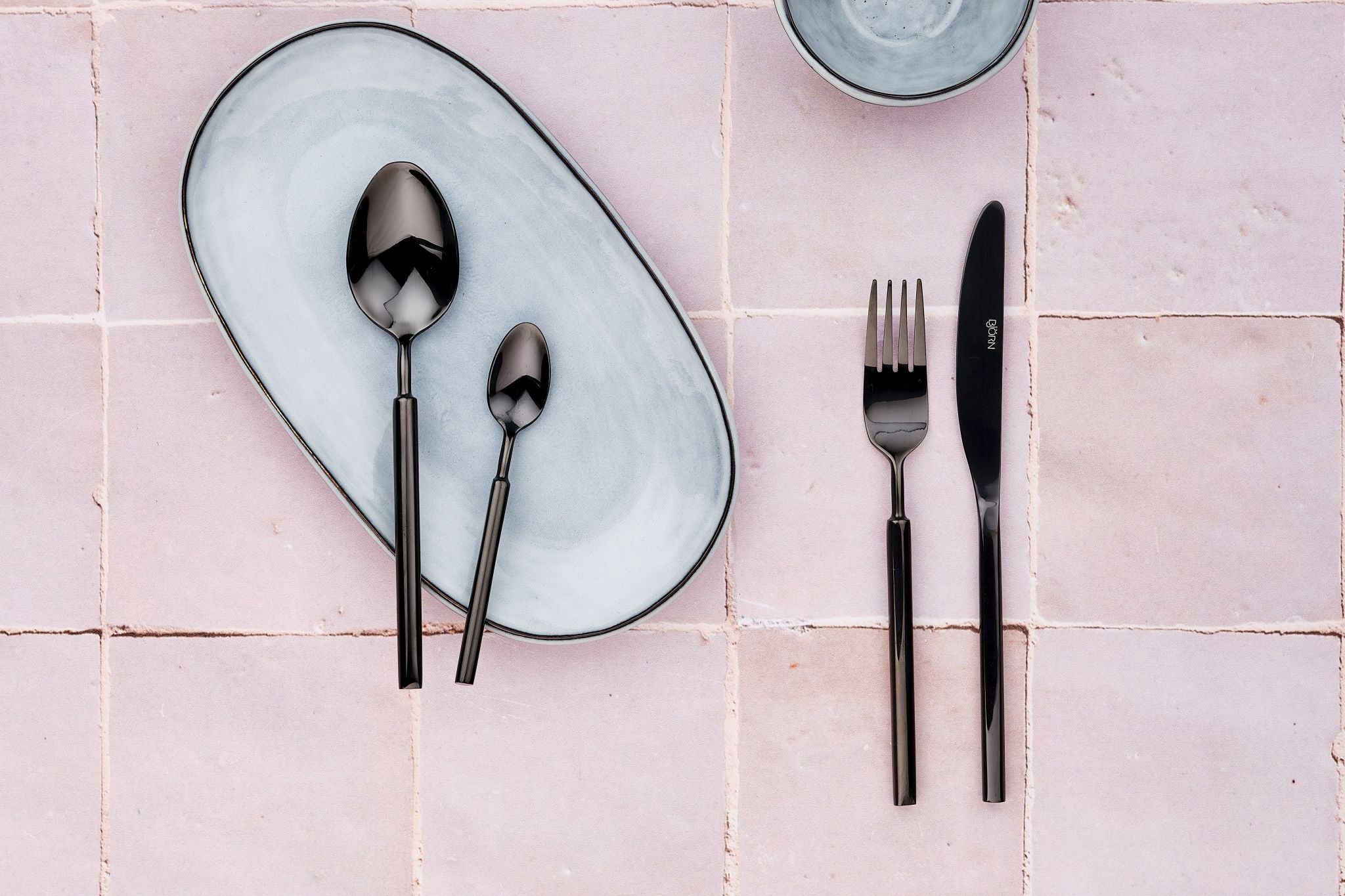 Tea spoon set 6 pieces VIGGO - Black