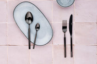 Set mit 6 kleinen Löffel VIGGO - 6 tlg. - Schwarz