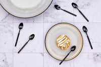 Tea spoon set 6 pieces VIGGO - Black