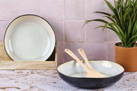 Cesto di frutta IRIS Ø27,5 cm e Ø32,5 cm - 2 pezzi - Bianco avorio