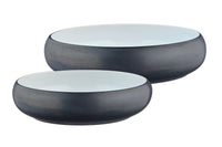 Cesto di frutta GOURMET Ø22cm e Ø30cm - 2 pezzi - Onice