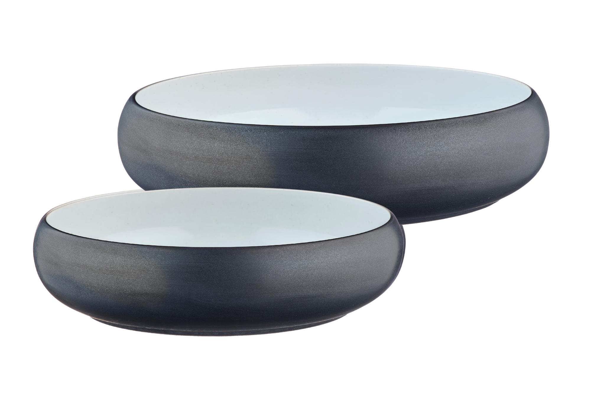 Fruchtschale GOURMET Ø22cm + Ø30cm - 2 tlg. - Onyx