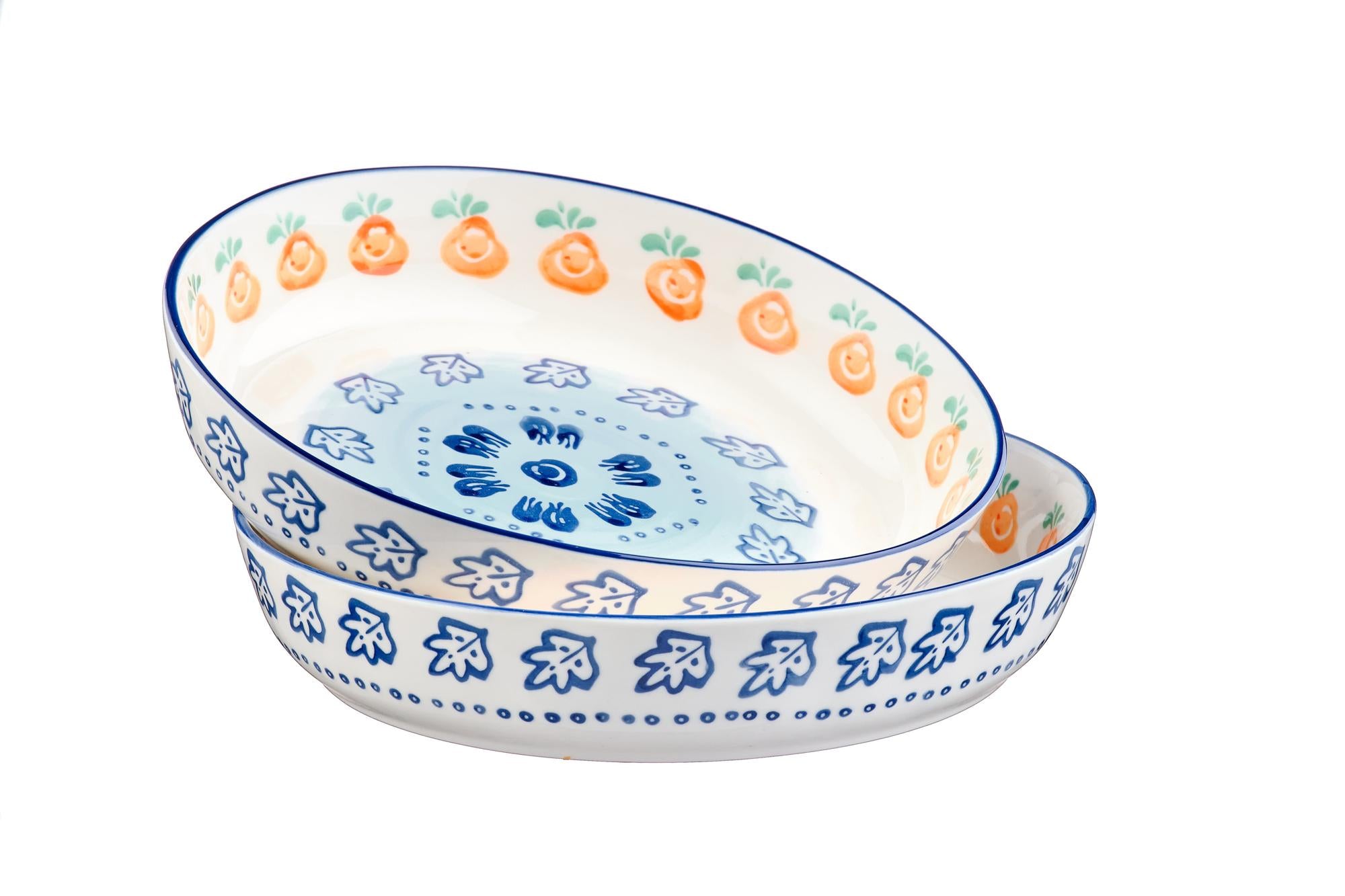 Fruchtschale NAPOLI Ø25,5cm - 2 tlg. - Citrus