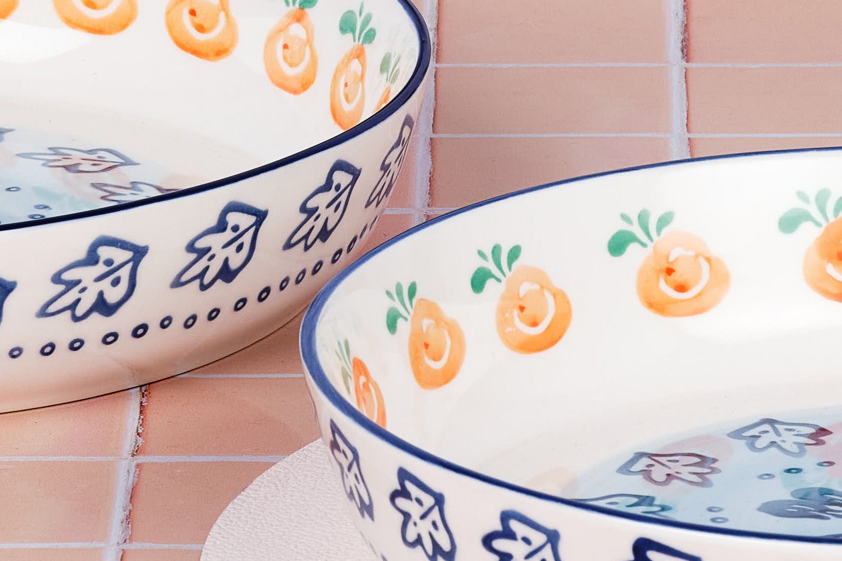 Fruchtschale NAPOLI Ø25,5cm - 2 tlg. - Citrus