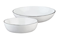 Fruchtschale PURE Ø29cm + Ø33,5cm - 2 tlg. - Weiss