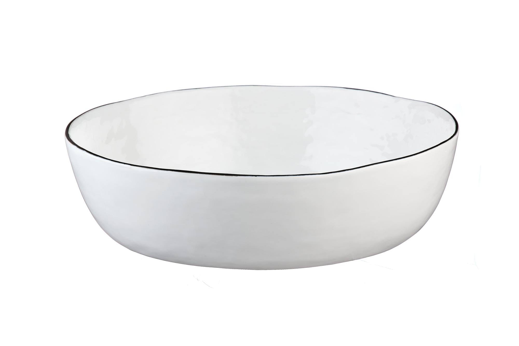 Fruchtschale PURE Ø29cm + Ø33,5cm - 2 tlg. - Weiss