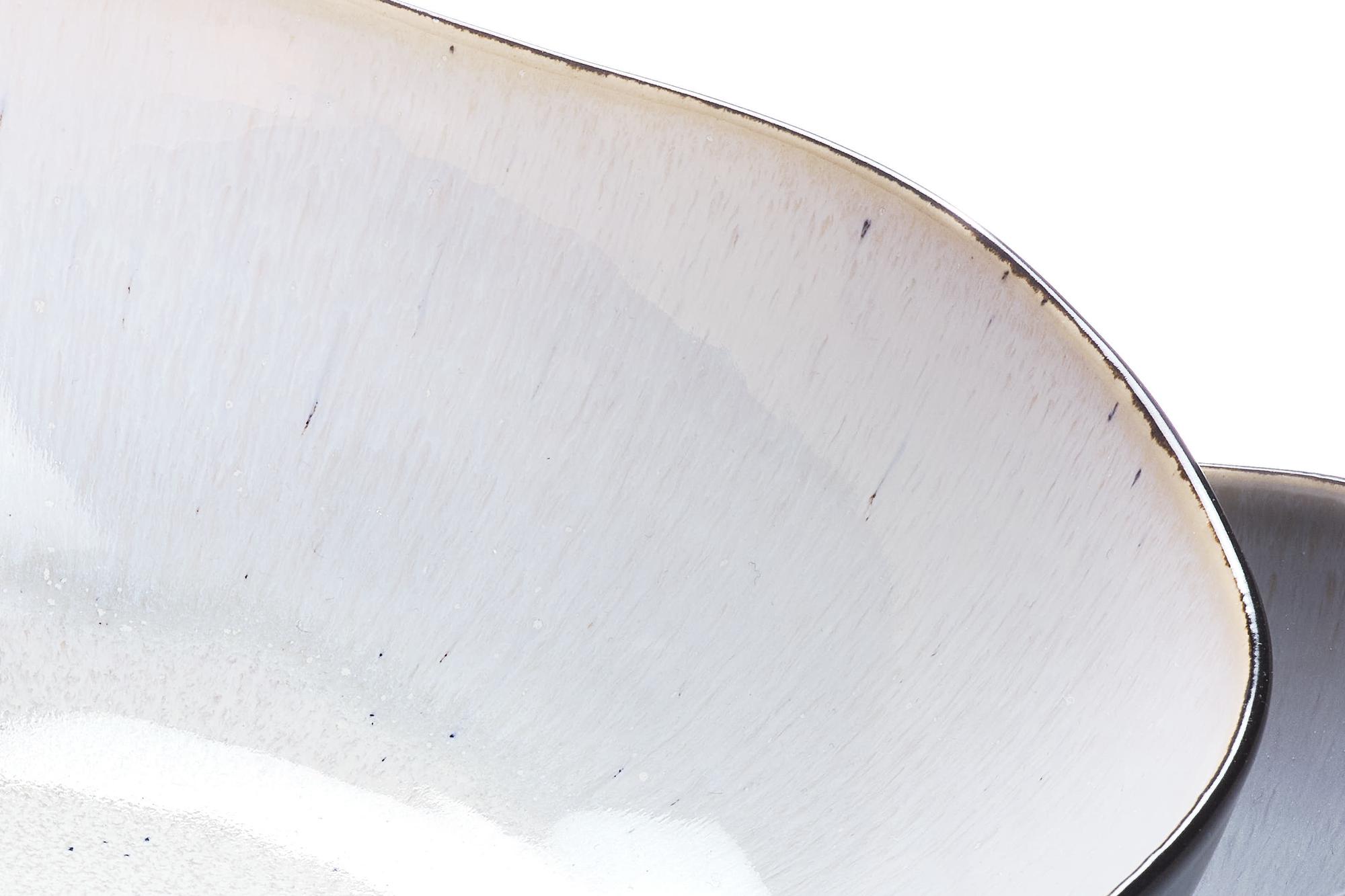 Salatschüssel IRIS Ø24cm und Ø28 - 2 tlg. - Weiss