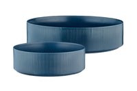 Salatschüssel SCANDI Ø21,5cm + Ø27,5cm - 2 tlg. - Navy