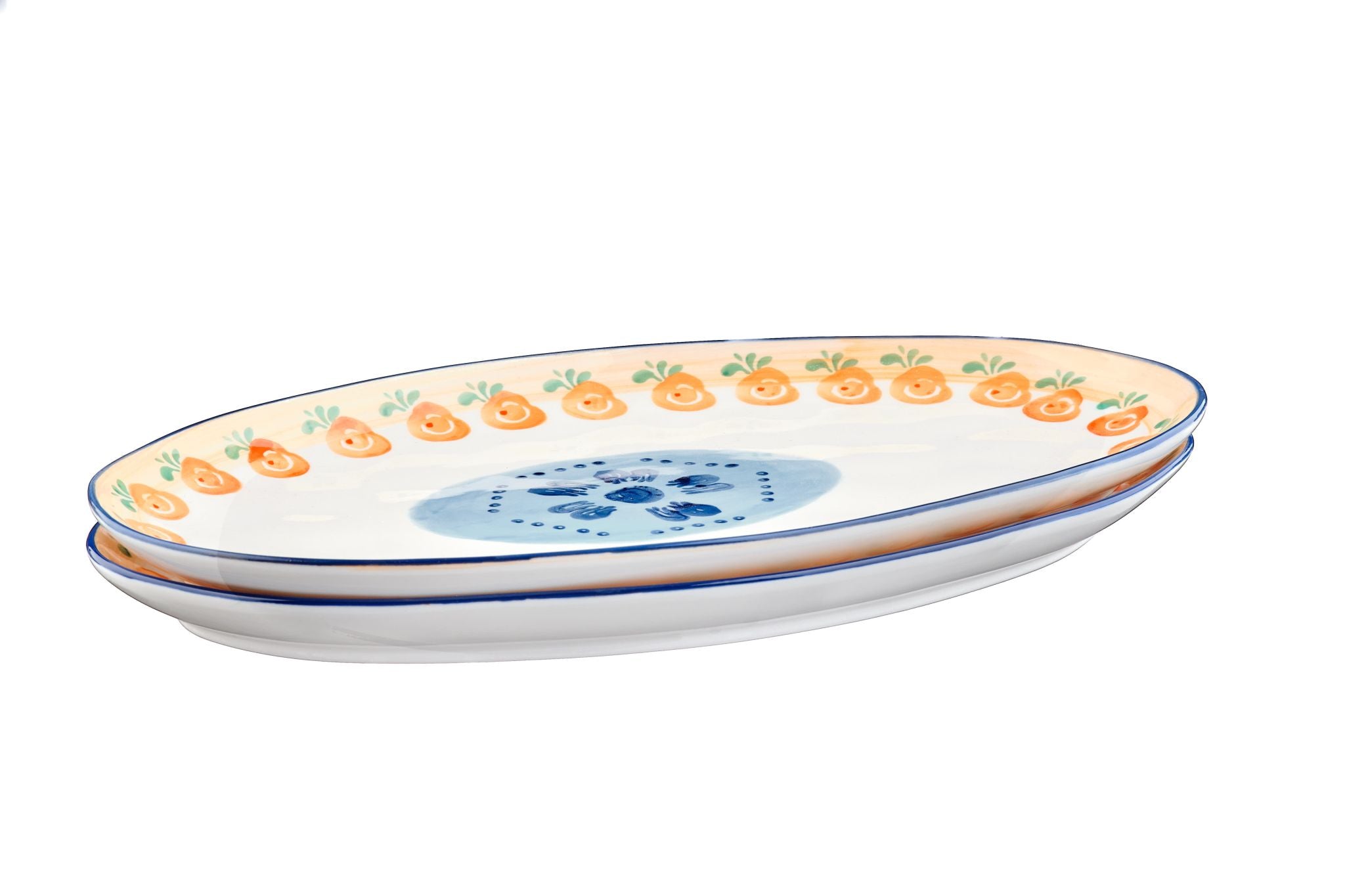 Servierplatten NAPOLI 36,5 x 22cm - 2 tlg. - Citrus