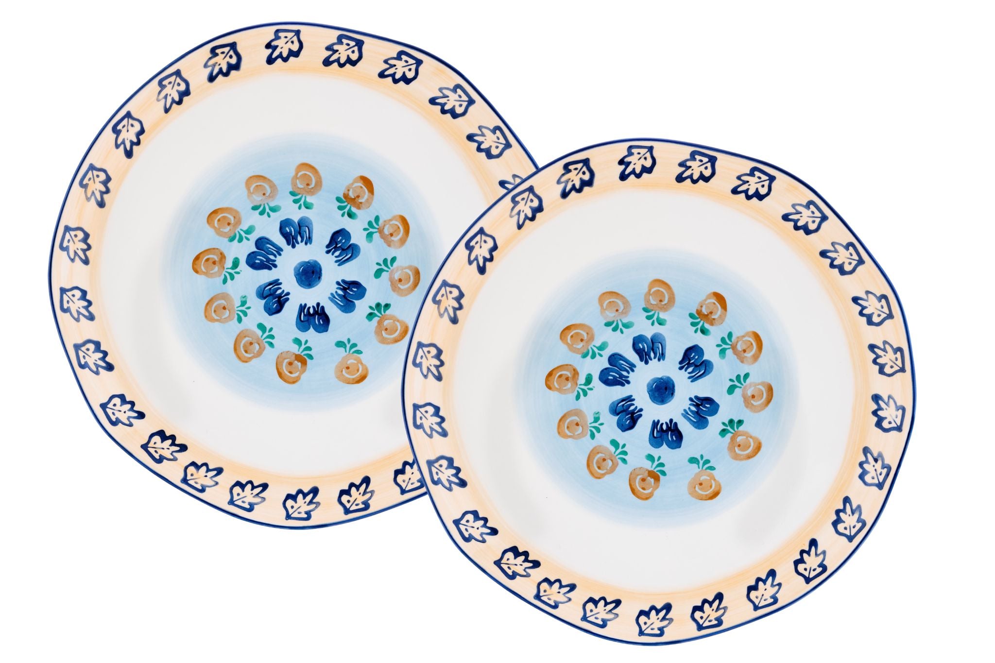 Servierplatten NAPOLI Ø30cm - 2 tlg. - Citrus