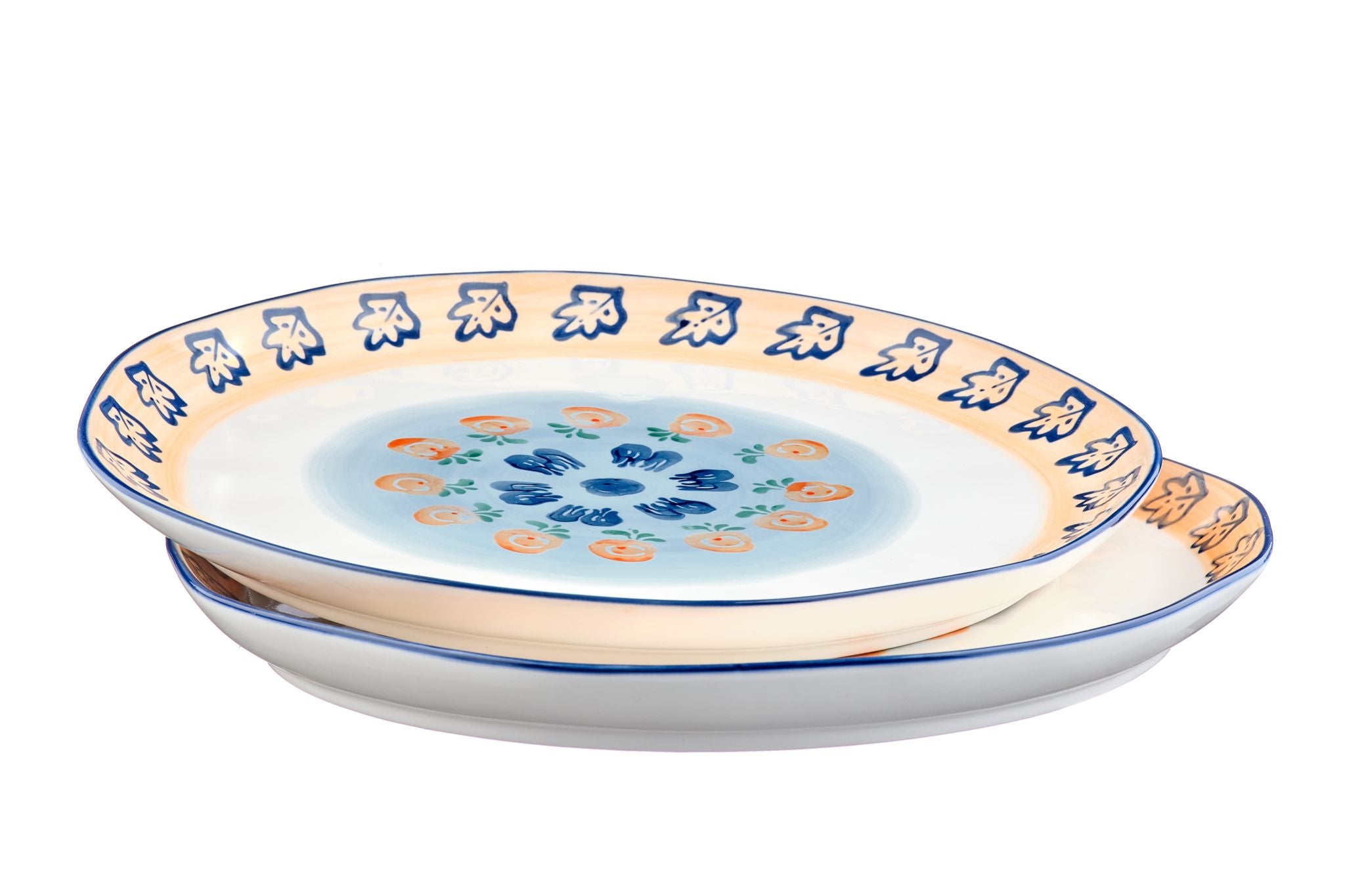 Servierplatten NAPOLI Ø30cm - 2 tlg. - Citrus