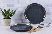 Service tray IRIS Ø32cm - 2 pieces - Night blue