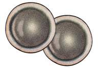 Servierplatten IRIS Ø32cm - 2 tlg. - Wildbraun