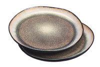 Service tray IRIS Ø32cm - 2 pieces - Wild brown