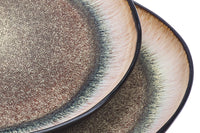 Service tray IRIS Ø32cm - 2 pieces - Wild brown