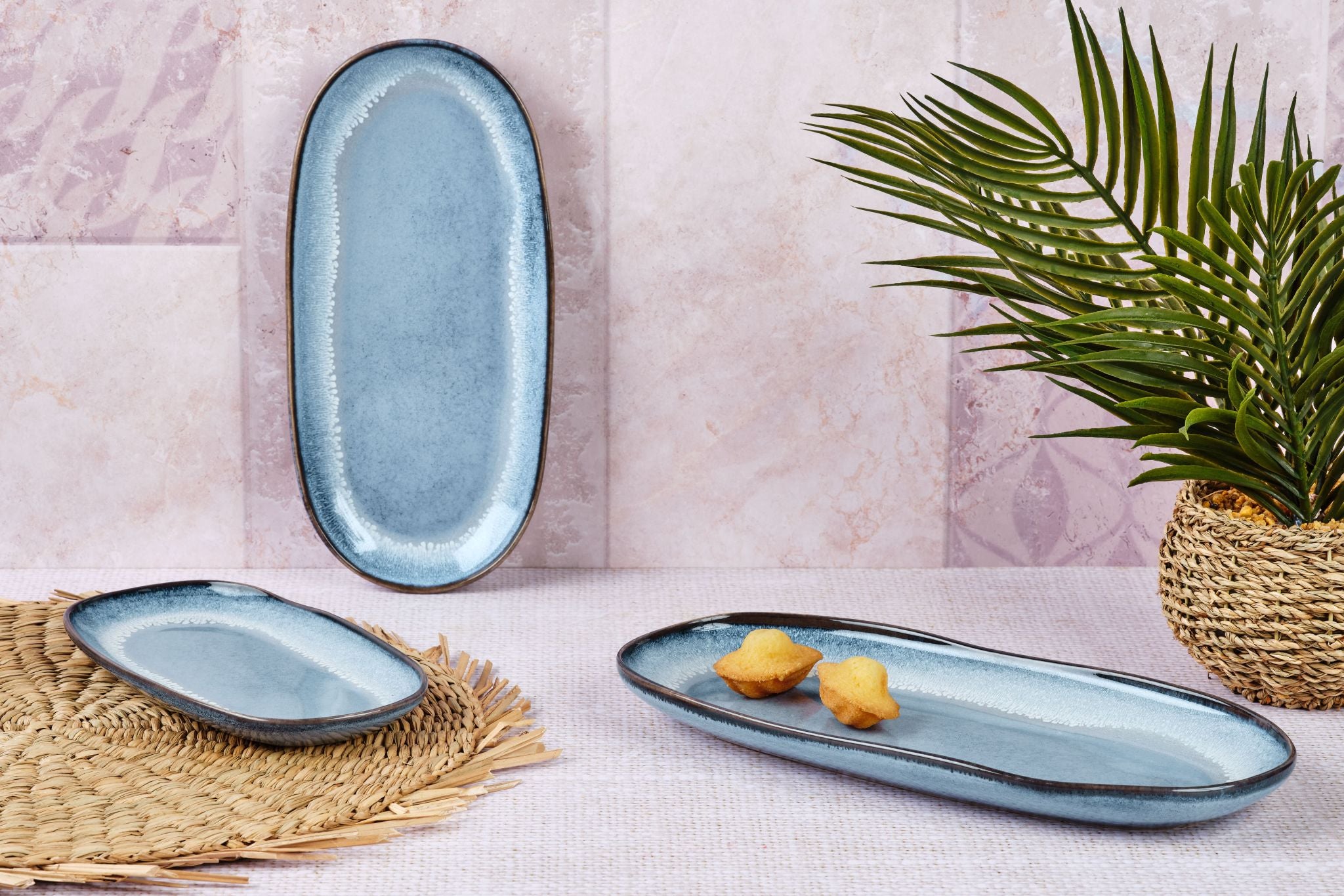 GENESIS serving tray - 3 pieces - Sea