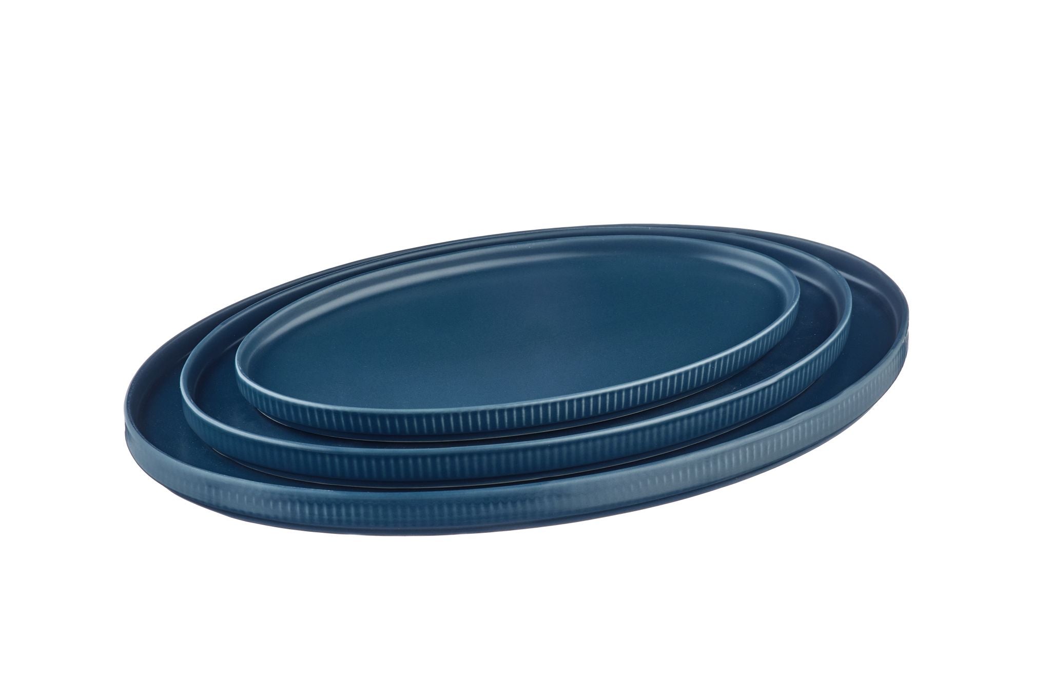 Servierplatten SCANDI - 3tlg. - Navy