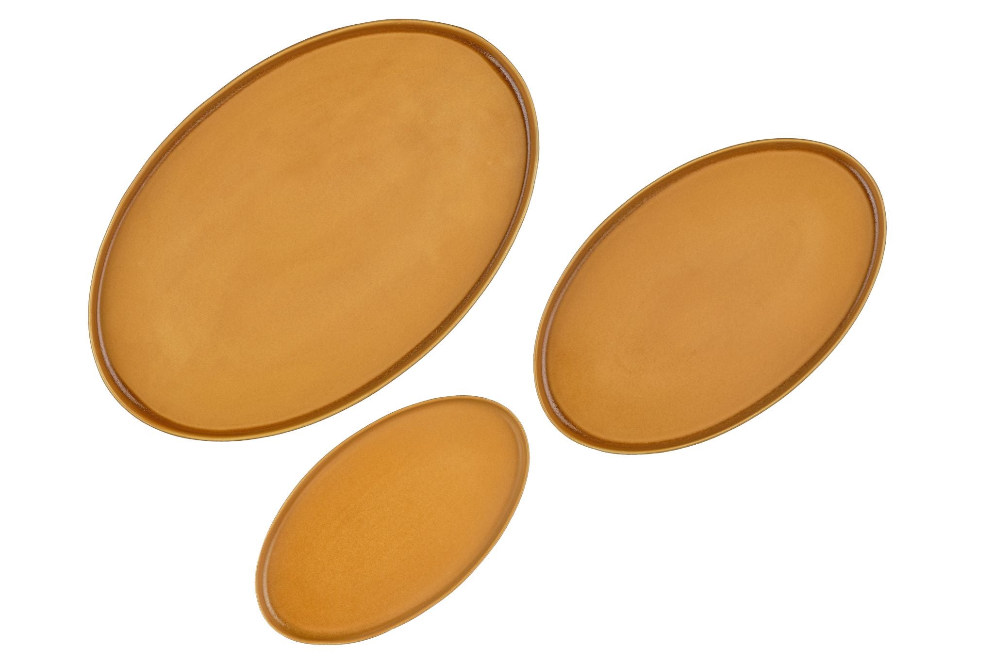 Servierplatten SCANDI - 3 tlg. - Ocker