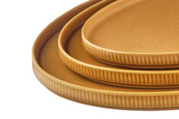 Servierplatten SCANDI - 3 tlg. - Ocker