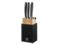 Küchenmesserblock-Set ERLING PORVOO - 8 tlg. - Braun
