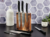 Küchenmesserblock-Set ERLING RAUMA - 7 tlg. - Braun