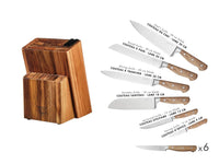 Coltello da cucina e coltello da bistecca JAKOB LOVIISA - 14 pezzi