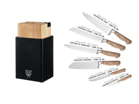 Kitchen knife block JAKOB PORVOO - 8 pieces